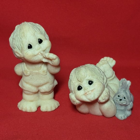 VTG Quarry Kids Rita & Roger Daydreamin &  Willy Be Mine Second Nature Designs 2 - Picture 3 of 13